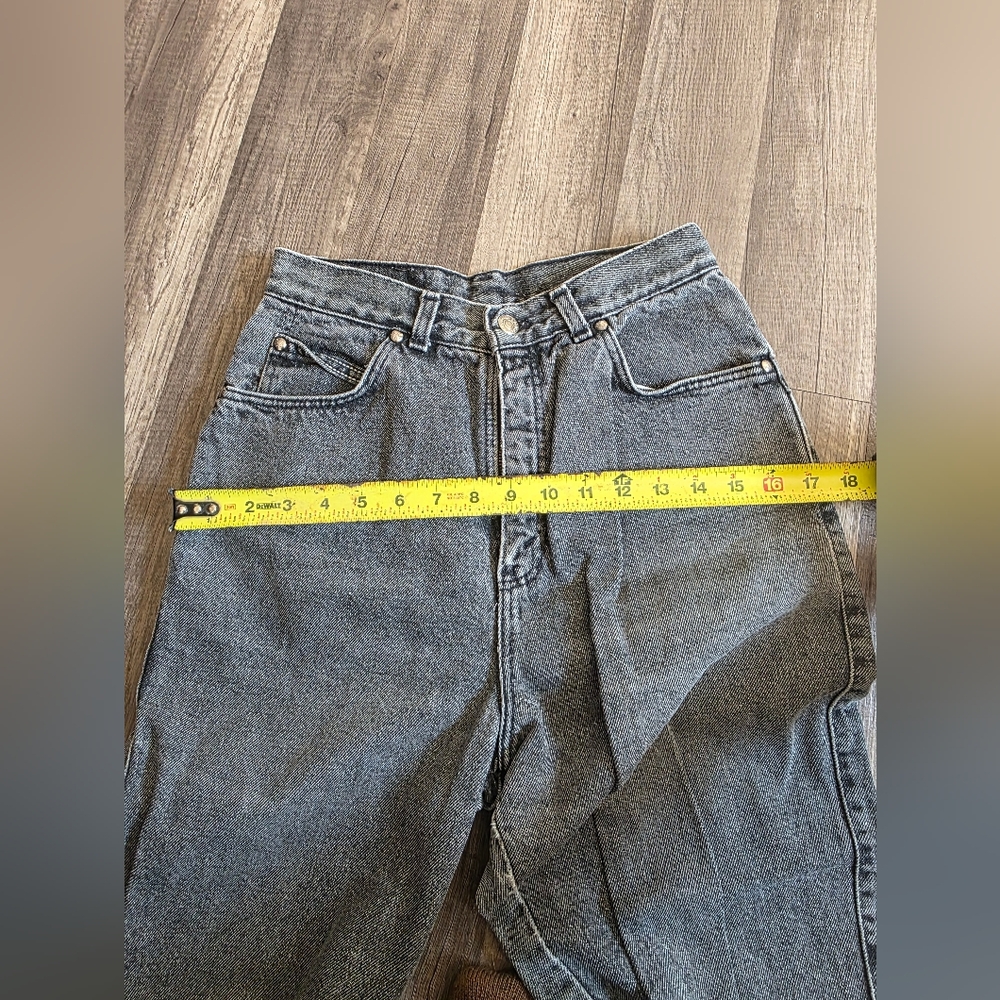 LEVIS VINTAGE 90s 80s Rock Bombshell Mom Jeans Grey Wash 550 Authentic - Picture 6 of 15